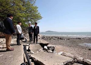 허인환 동구청장, 작약도 현장방문