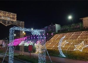 평택시, 진위천시민유원지 ‘불빛정원’ 개장