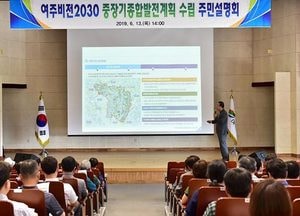 ‘여주비전 2030 중장기종합발전계획 수립’ 주민설명회 개최