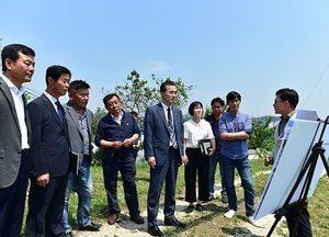 이항진 여주시장, 농촌중심지활성화 사업 현장 방문
