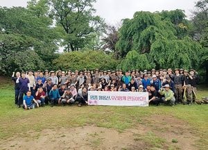 파주 월롱면-9사단, 명품 월롱산 잡초·폐타이어 등 제거 작업 실시
