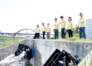 동두천시의회, 빗물펌프장 시험가동 점검