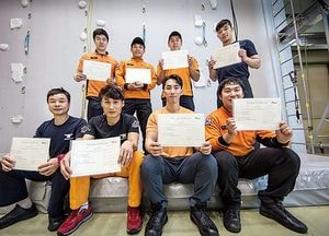 고양 일산소방서 소방대원들, 특별 로프구조 교육훈련 가져