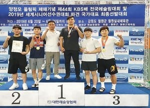 평택시청, 전국레슬링대회 남자 단체전 ‘3위’ 올라