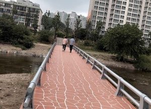 안양천 인근에 세월교 추가 설치... 자전거 이용객, 유모차 등도 편리해져