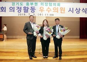 광명시의회, 김윤호‧이일규‧김연우 의원, 의정활동 ‘우수' 의원 선정