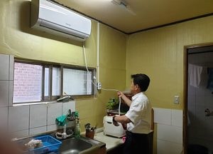 고양시 사회적기업봉사회, 독거노인 에어컨 설치 가구 안전점검 실시