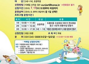 의왕향토사료관, 여름방학 교육프로그램 운영