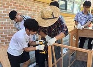 인천교육청, 두드림 학교 지원… 남동高, '꿈을 키우 닭' 눈길