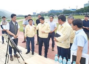 이석범 광주부시장, 여름철 재해 위험지역 현장 점검