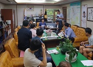하남시의회 방미숙 의장, 감일지구 A4블록 민원현장 점검
