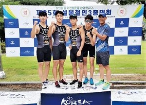 이천시청 트라이애슬론팀, 설봉 트라이애슬론대회·이천시장배 대회서 메달 싹쓸이