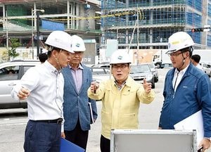홍귀선 의정부 부시장, 주요사업 현장 방문 점검