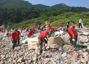 옹진군 대청면, 백령·대청 국가지질공원 인증 대비 환경정화 활동