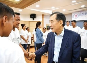 포천시, ‘외국인 계절근로자인 네팔 판초부리 입국환영식’ 가져