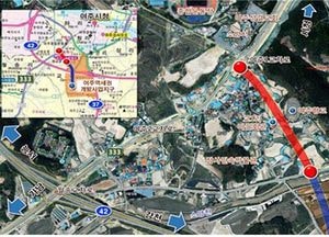 여주 향교~소방서 구간 도시계획도로 임시 개통