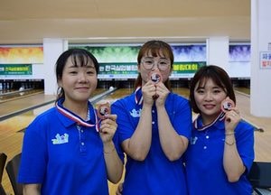 양주시청 여자볼링부 3인조, 전국실업볼링대회 ‘동메달’ 획득