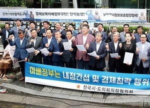 전국 17개 시·도 의회 의장 “아베 내정간섭·경제침략 행위 중단하라”