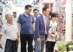 정장선 평택시장, 추석맞이 전통시장 활성화 행보