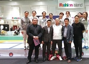 인천 중구 펜싱부, 태국오픈펜싱대회 종합 우승