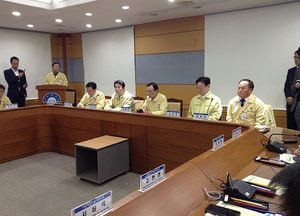 이해찬 대표·이재명 경기지사, 양평군 ASF 방역대책상황실 방문