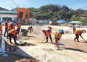 양평군종합자원봉사센터, 수해복구 자원봉사 나서