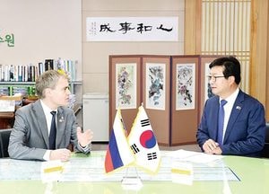 러시아 니즈니노브고로드시 대표단, 수원 방문 정책 연수 가져