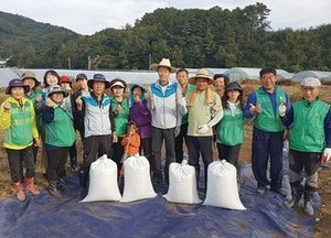 양평군 개군면 행복돌봄추진단 '들깨 나눔'