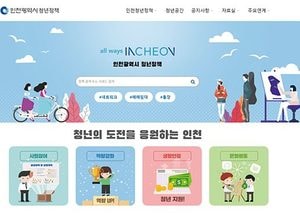 인천시 청년정책 한눈에 확인… ‘청년정책 홍보 웹플랫폼’ 구축
