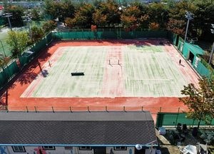 과천 주암체육소공원 테니스장, 친환경 소재 인조잔디로 교체