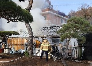 광주시 남한산성면 상번천리 한 조경업체 창고에서 불