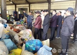 연천군 청산면 노인회 생활폐기물 처리시설 견학
