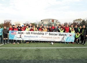 평택시, ‘제1회 한미 친선 축구대회’ 성황리 열어