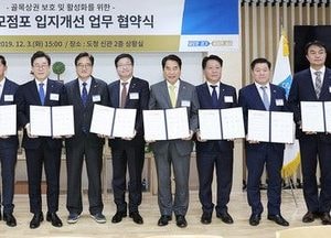 골목상권 보호 및 활성화 위한 대규모점포 입지개선 업무 협약식