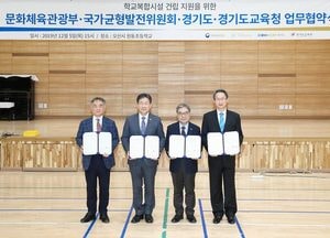 道, 100억 원 규모 학교복합시설 건립 추진