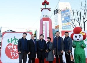 의정부시,  사랑의 온도탑 제막식