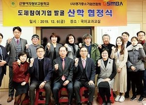 경기중소기업연합회-안양근명여자정보고교, 도제 교육 ‘맞손’