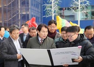 백군기 용인시장, 12일 이케아 개점 앞서 현장 교통대책 점검