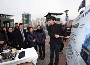 동구, 동인천역에 옛 축현역 조형물 설치