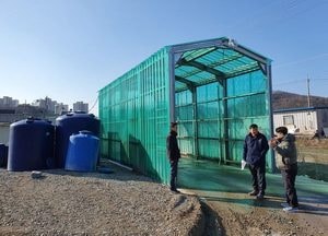 연천부군수, 아프리카돼지열병 거점소독시설 방문