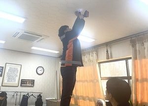 화성소방서, 경로당에 화재예방을 위한 감지기 및  소화기 기증