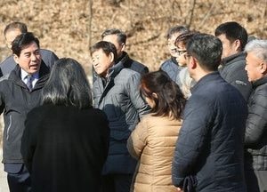 김상돈 의왕시장, 주요 사업·민원현장 점검 추진