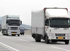 파주시, 화물車 차로이탈 경고장치 완료