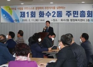 화수2동, 제1회 주민총회 가져