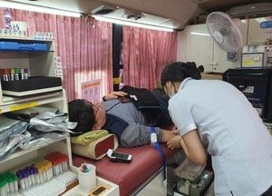 '코로나' 확산에도, 오산시 공직자 사랑의 헌혈은 계속