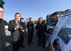 이항진 여주시장, 공유재산 매입 사업 관련 제일시장 현장 점검