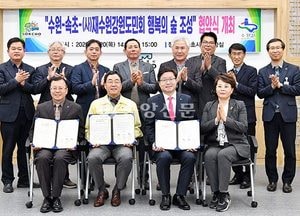 수원시-속초시재수원강원도민회 업무협약 체결