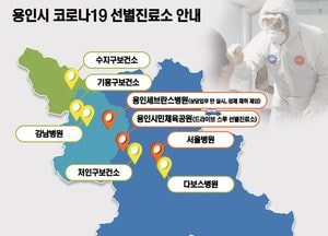 용인 드라이브 스루 등 선별진료소 3곳 긴급 추가