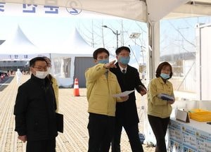 화성시, 코로나19 승차진료형 선별진료소 운영