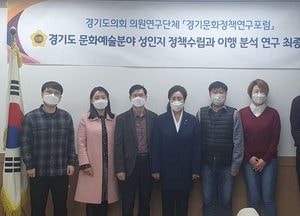 정윤경 도의원 ‘경기문화정책연구포럼’ 최종보고회 개최
